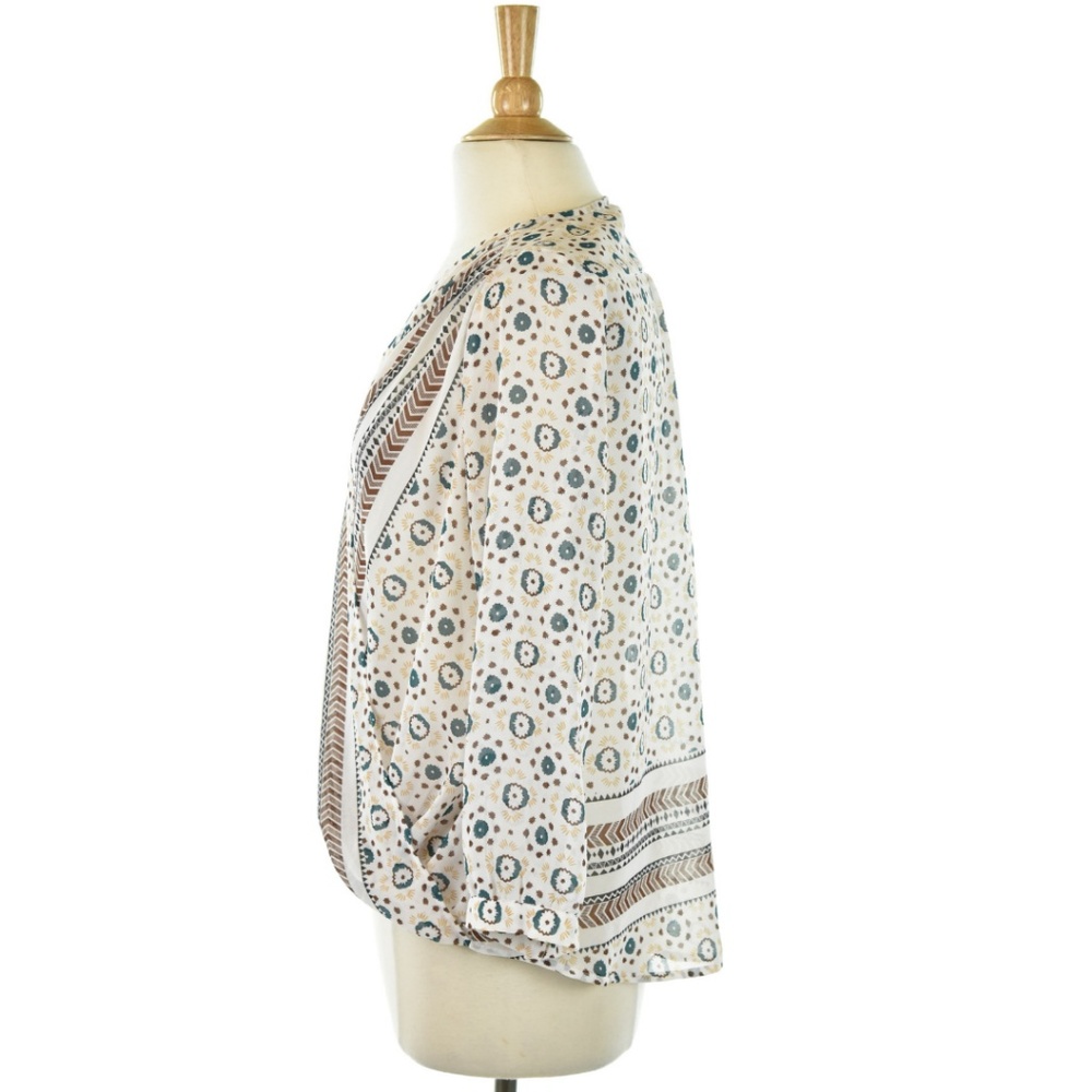 Fun2fun White Patterned Blouse - image 2